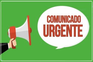 AVISO URGENTE!  ATENÇÃO!: 