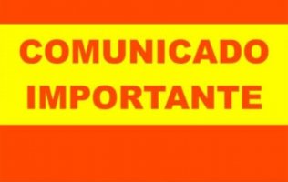 COMUNICADO IMPORTANTE