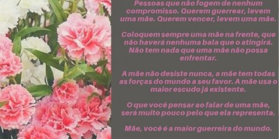 FELIZ DIA DAS MÃES! 