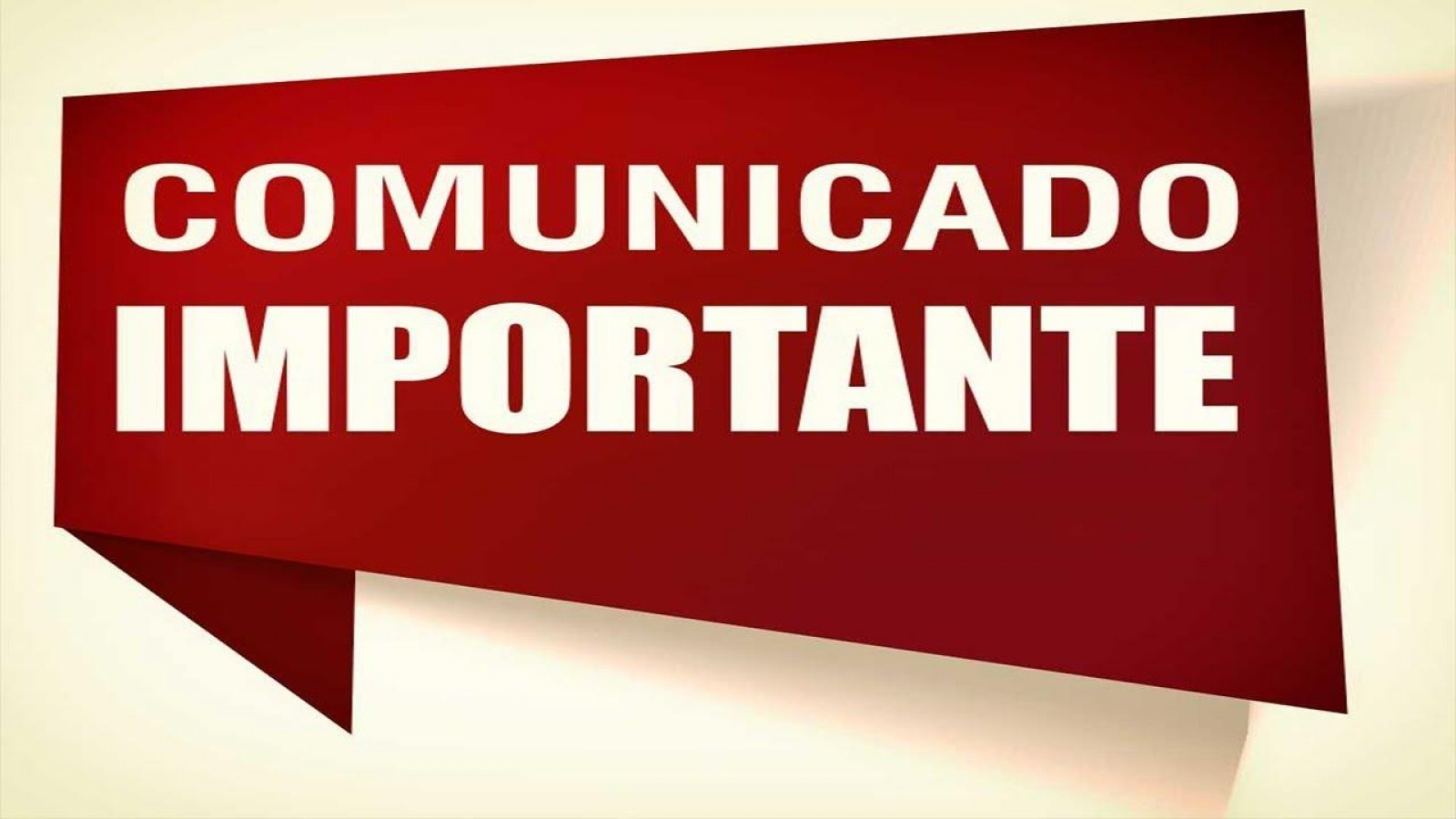 Comunicado IMPORTANTE!!!